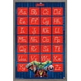 thumbnail image 1 of Marvel Comics - Avengers - Alphabet - Write Letters Wall Poster, 22.375" x 34", Framed, 1 of 5
