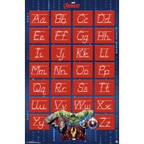 Marvel Numbers 2 Marvel Comics Avengers - Numbers - Multiplication Table Wall Poster, 22 ...