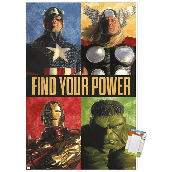 Marvel Comics - Avengers Grid Wall Poster, 22.375" x 34"