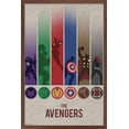 thumbnail image 1 of Marvel Comics - Avengers - Minimalist Logo Wall Poster, 14.725" x 22.375", Framed, 1 of 5