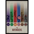 thumbnail image 1 of Marvel Comics - Avengers - Minimalist Logo Wall Poster, 22.375" x 34", Framed, 1 of 2