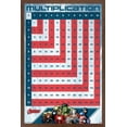thumbnail image 1 of Marvel Comics - Avengers - Numbers - Multiplication Table Wall Poster, 14.725" x 22.375", Framed, 1 of 5