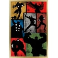 thumbnail image 1 of Marvel Comics - Avengers - Simplistic Grid Wall Poster, 22.375" x 34", Framed, 1 of 3
