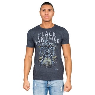 Marvel Comics Black Panther Comic Tee Heather Charcoal T-shirt