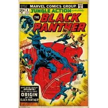 Marvel Comics - Black Panther - Jungle Action Cover Wall Poster, 14.725" x 22.375"