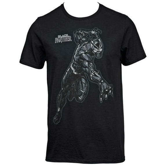 Marvel Comics Black Panther Striking T-Shirt-Small