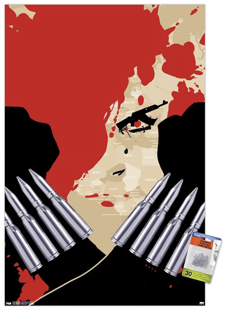 Marvel Comics - Black Widow - Black Widow #15 Wall Poster with Pushpins, 22.375" x 34"