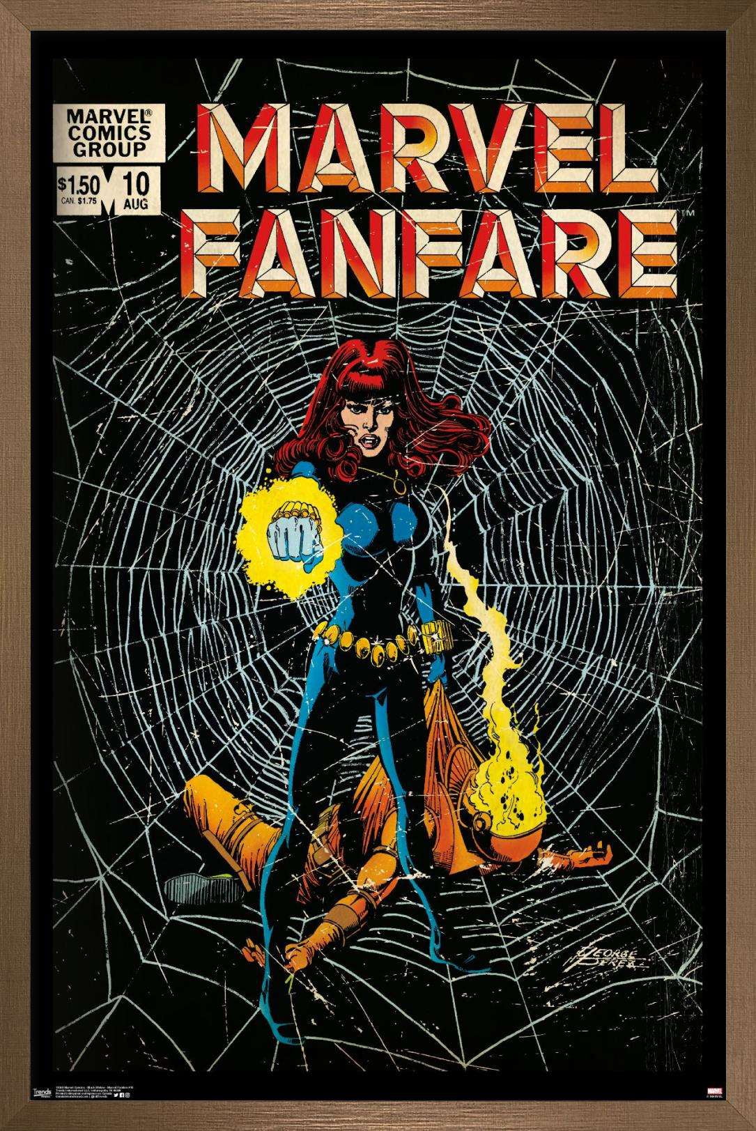 Marvel Comics - Black Widow - Marvel Fanfare #10 Wall Poster, 22.375" x 34", Framed