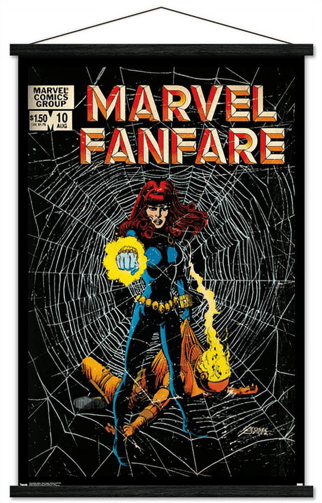 Marvel Comics - Black Widow - Marvel Fanfare #10 Wall Poster with ...