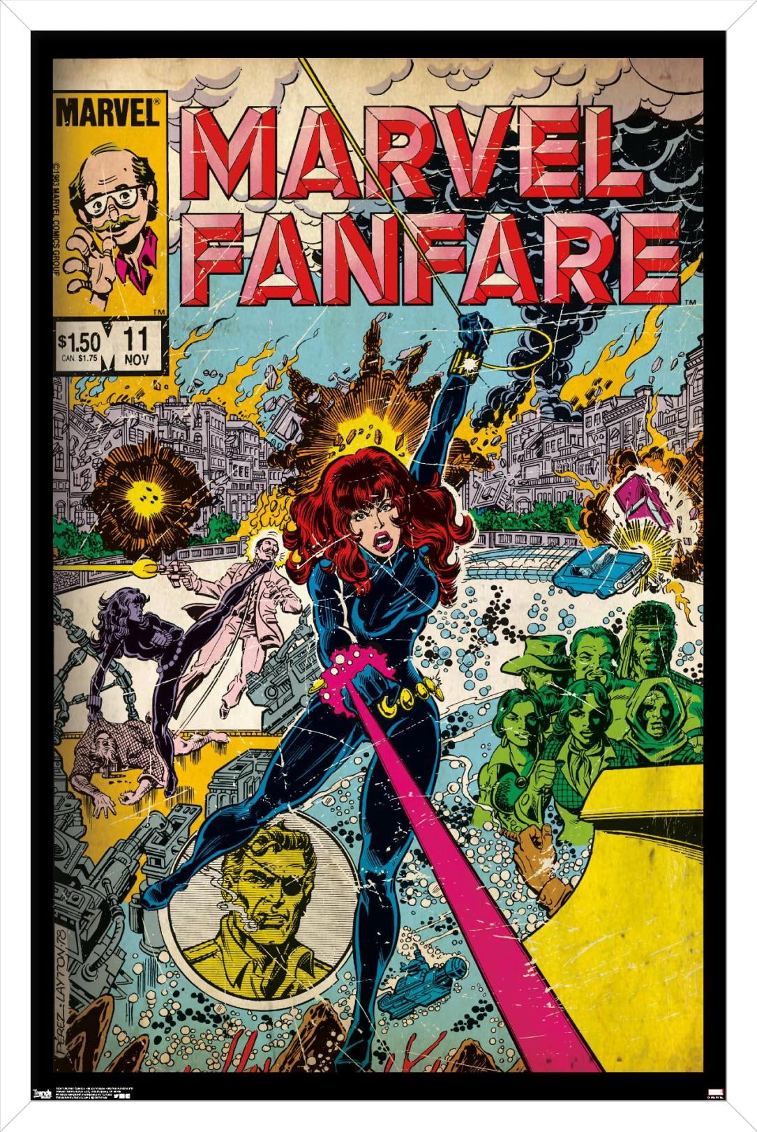 Marvel Comics - Black Widow - Marvel Fanfare #11 Wall Poster, 22.375" x 34", Framed