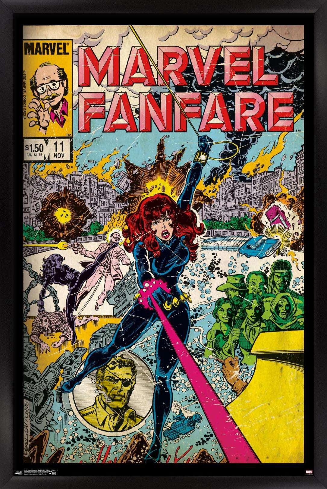 Marvel Comics - Black Widow - Marvel Fanfare #11 Wall Poster, 22.375" x ...
