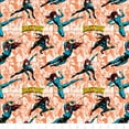 thumbnail image 1 of Marvel Comics Black Widow Peach 100% Cotton Quilt Fabric Sold By The Yard, 1 of 1