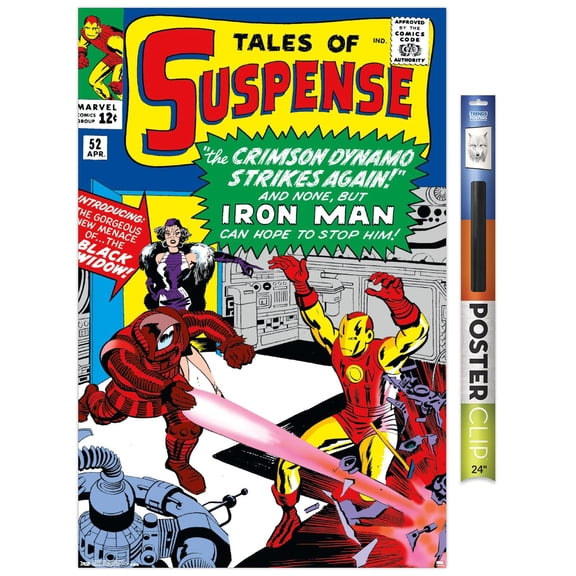 Marvel Comics Black Widow - Tales of Suspense Cover #52 Wall Poster, 22.375" x 34"