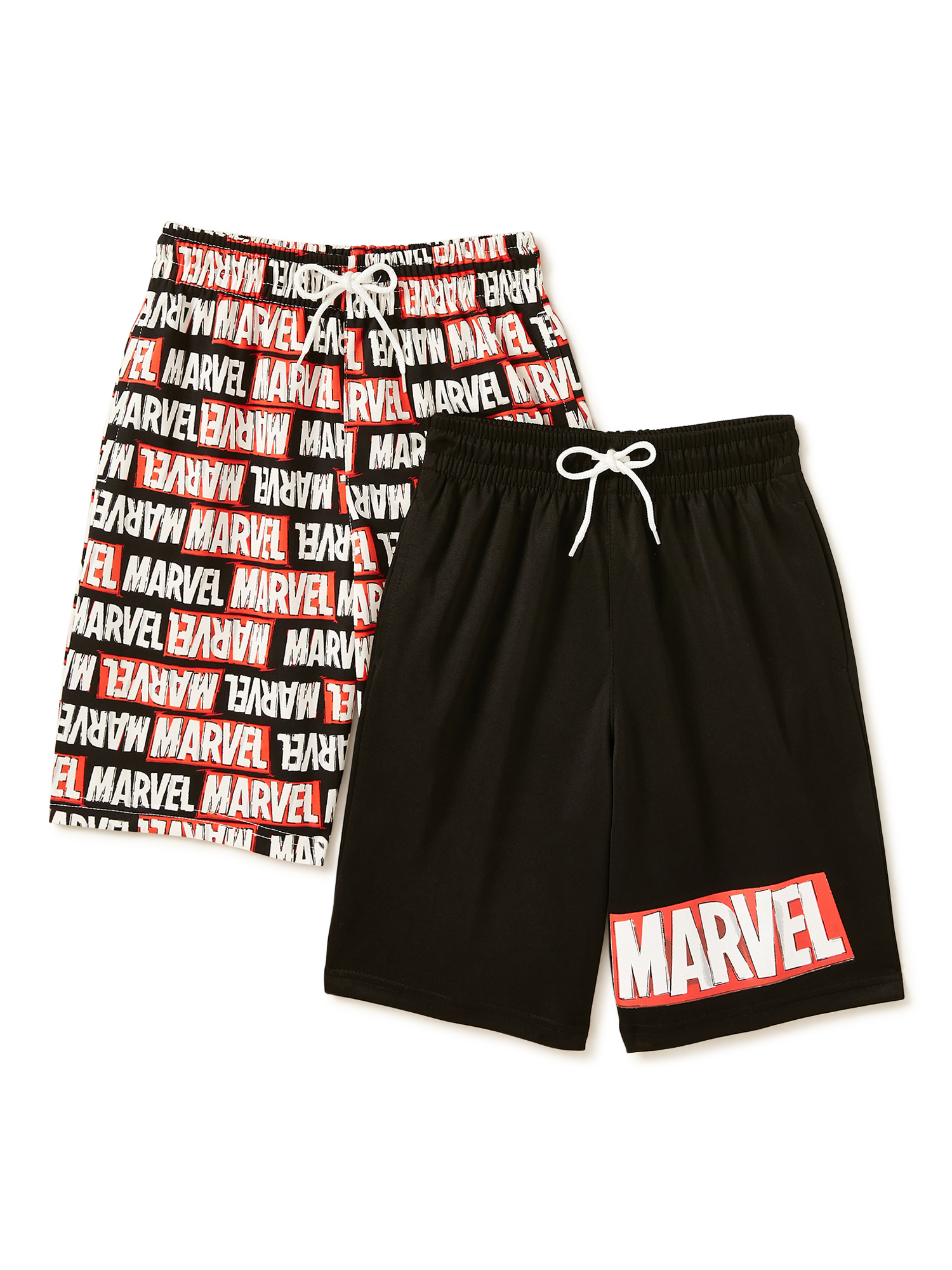 Marvel Comics Boys Active Shorts, 2-Pack, Sizes 4-14 - image 1 of 3