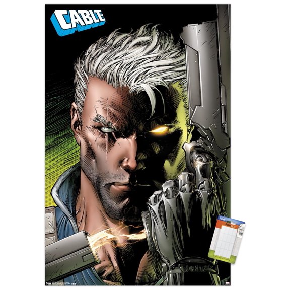 Marvel Comics - Cable Profile Wall Poster, 14.725" x 22.375"