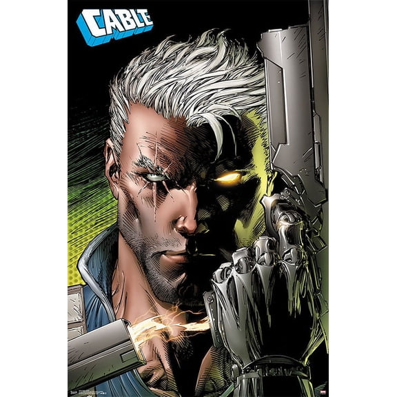Marvel Comics - Cable Profile Wall Poster, 22.375" x 34"