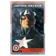 thumbnail image 1 of Marvel Comics - Captain America Card Wall Poster, 22.375" x 34", Framed, 1 of 5