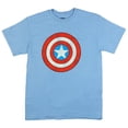 thumbnail image 1 of Marvel Comics Captain America Shirt Men's Shield Distressed Short Sleeve Tee, 1 of 5