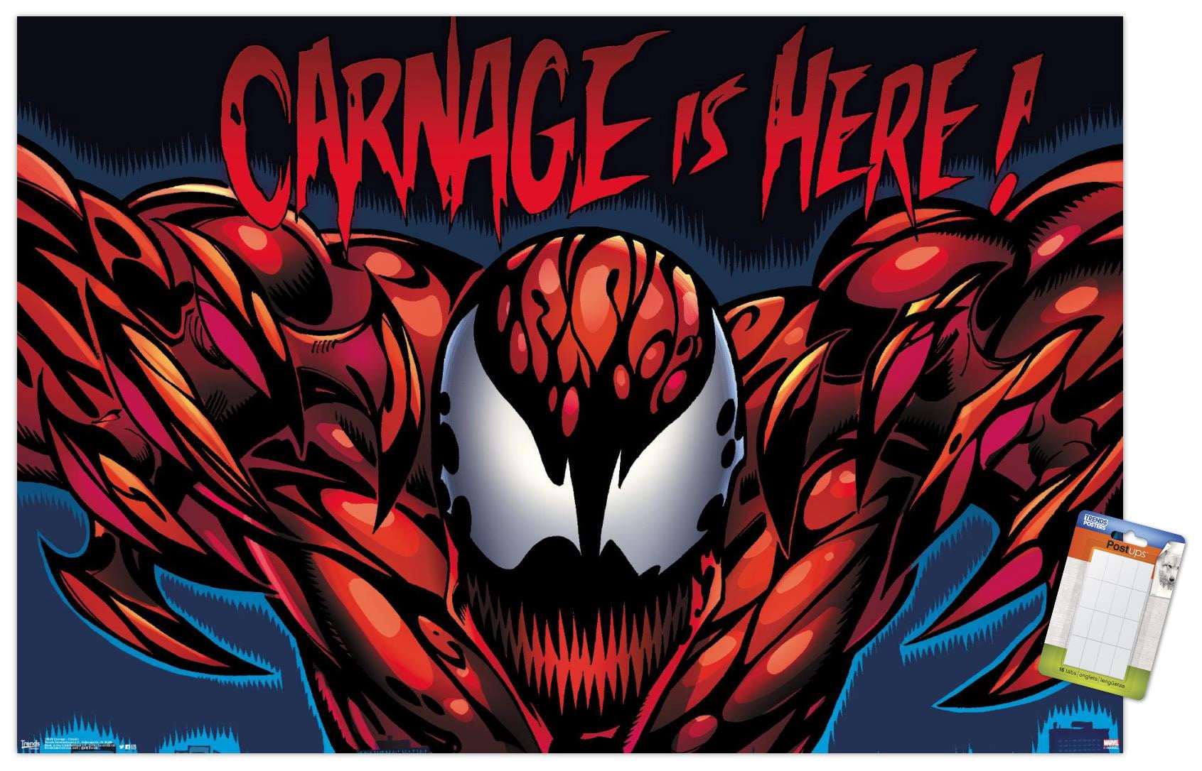 Marvel Comics - Carnage - Classic Wall Poster, 14.725" x 22.375"