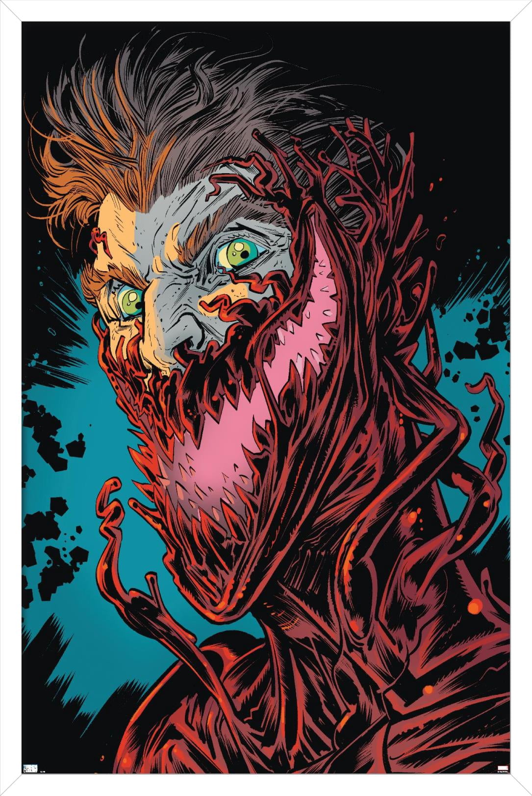 Marvel Comics - Carnage - Cletus Kasady Wall Poster, 22.375" x 34", Framed