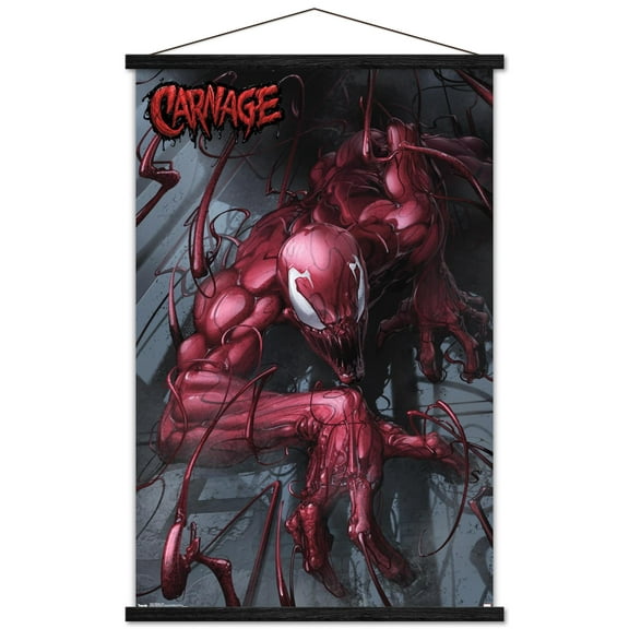 Marvel Comics - Carnage - Wall Wall Poster with Magnetic Frame, 22.375" x 34"