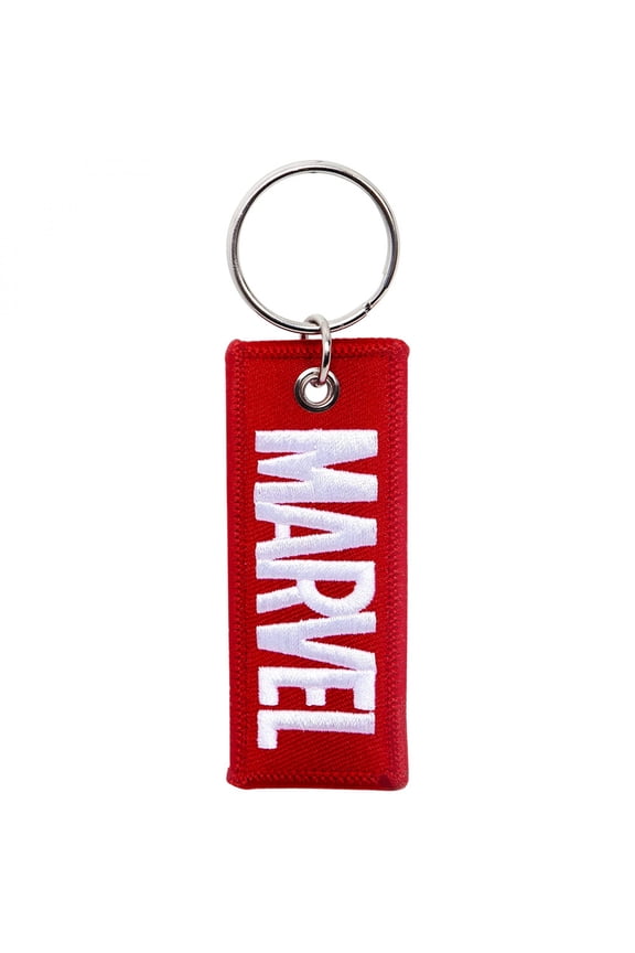 Comics Classic Logo Embroidered Woven Keychain