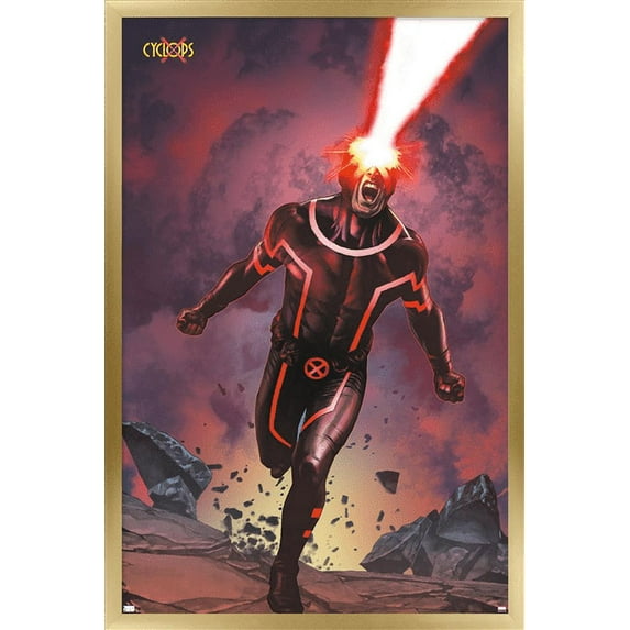 Marvel Comics - Cyclops - Cover Wall Poster, 14.725" x 22.375", Framed