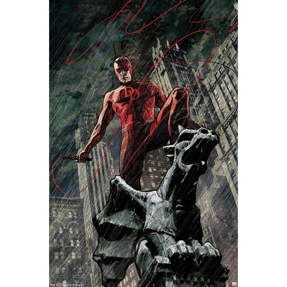 Marvel Comics - DaredeVil - Hell's Kitchen DeVil Wall Poster, 14.725" x 22.375"