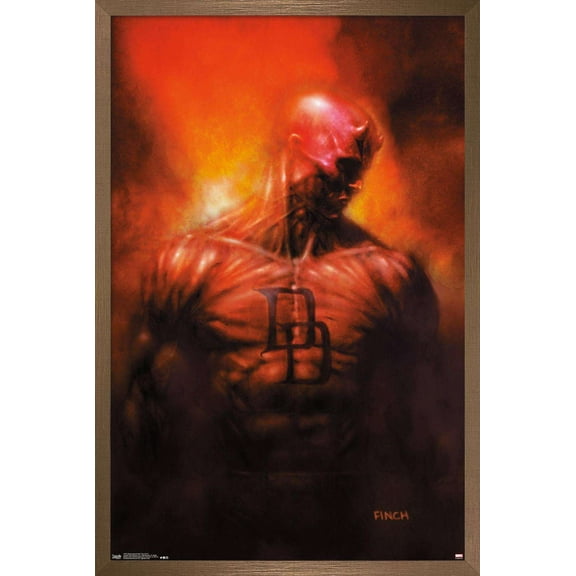 Marvel Comics - DaredeVil - Shadowland: After the Fall Cover #1 Wall Poster, 22.375" x 34", Framed