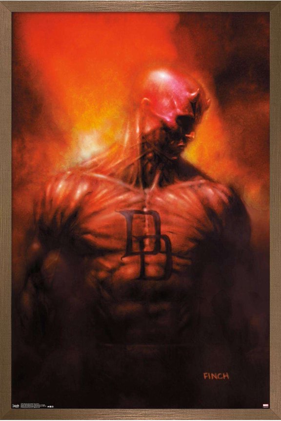 Marvel Comics - DaredeVil - Shadowland: After the Fall Cover #1 Wall Poster, 22.375" x 34", Framed