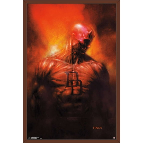 Marvel Comics - DaredeVil - Shadowland: After the Fall Cover #1 Wall Poster, 22.375" x 34", Framed