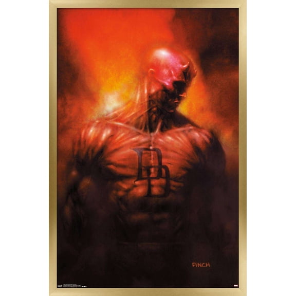 Marvel Comics - DaredeVil - Shadowland: After the Fall Cover #1 Wall Poster, 22.375" x 34", Framed