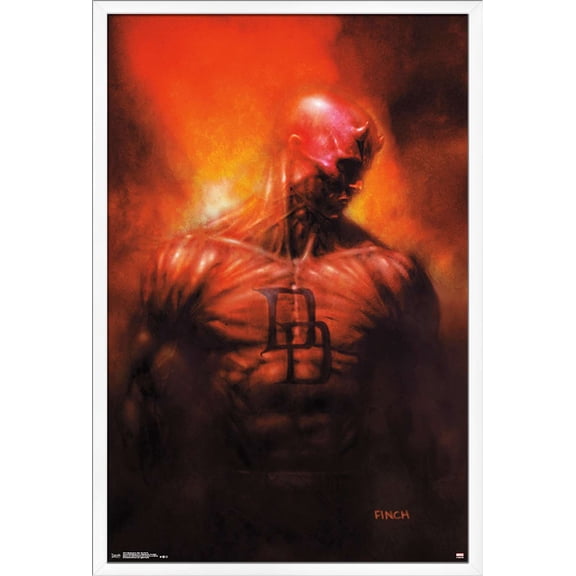 Marvel Comics - DaredeVil - Shadowland: After the Fall Cover #1 Wall Poster, 22.375" x 34", Framed