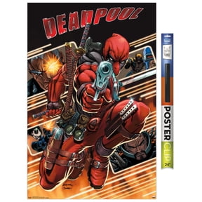 Marvel Comics - Deadpool - Attack Collage Wall Poster, 22.375" x 34"
