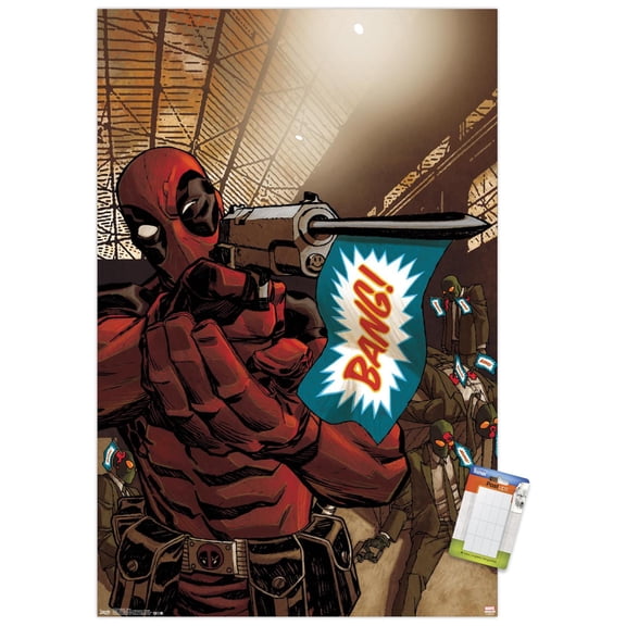 Marvel Comics - Deadpool - Bang Wall Poster, 14.725" x 22.375"