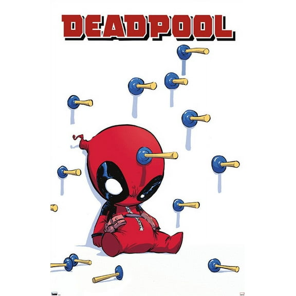 Marvel Comics Deadpool - Darts Wall Poster, 22.375" x 34"