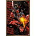 thumbnail image 1 of Marvel Comics - Deadpool - Jump Wall Poster, 14.725" x 22.375", Framed, 1 of 3