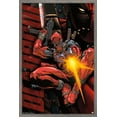 thumbnail image 1 of Marvel Comics - Deadpool - Jump Wall Poster, 22.375" x 34", Framed, 1 of 5