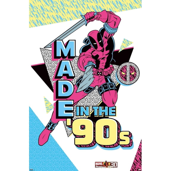 Marvel Comics - Deadpool - Made In the 90's Wall Poster, 14.725" x 22.375"