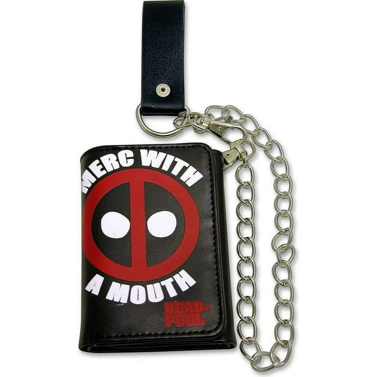 Marvel Comics Deadpool Merc with a Mouth 4 x 3 Chain Wallet