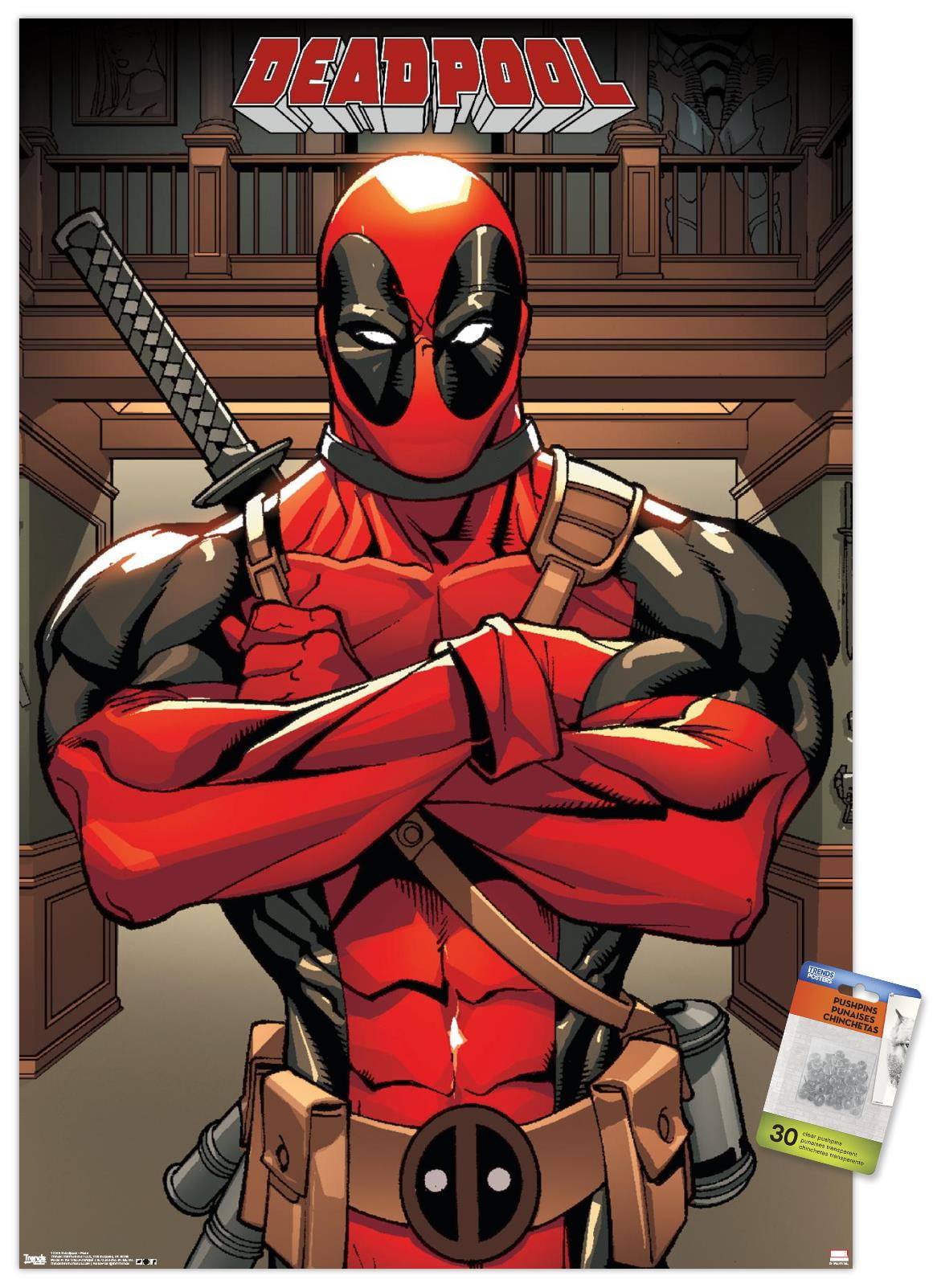 Marvel Comics - Deadpool - Pose Wall Poster, 14.725 x 22.375