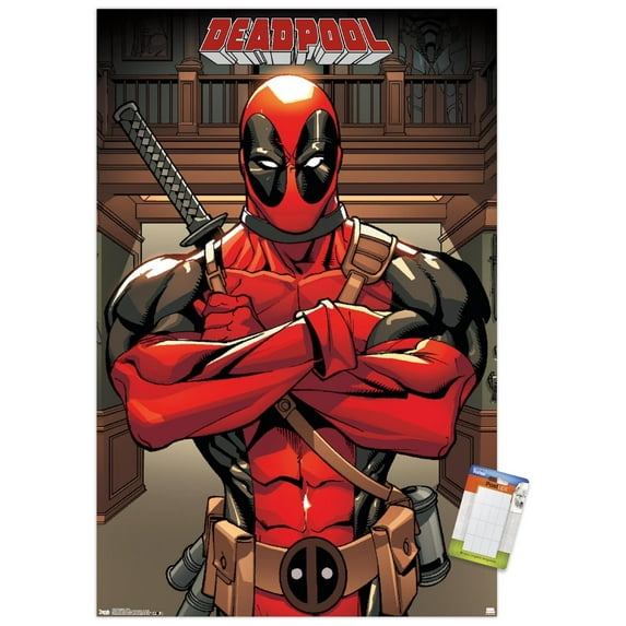 Marvel Comics - Deadpool - Pose Wall Poster, 14.725" x 22.375"