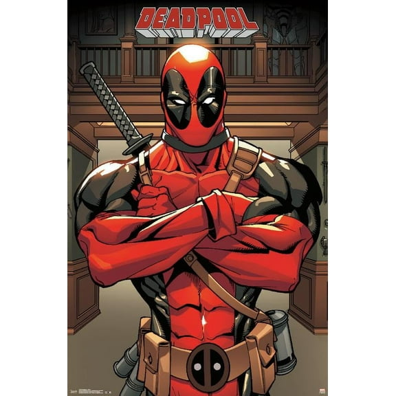 Marvel Comics - Deadpool - Pose Wall Poster, 22.375" x 34"