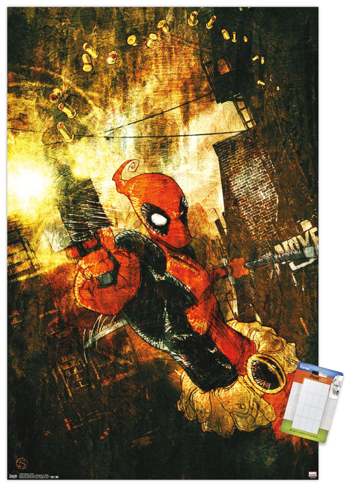 Marvel Comics - Deadpool - Shells Wall Poster, 14.725" x 22.375"