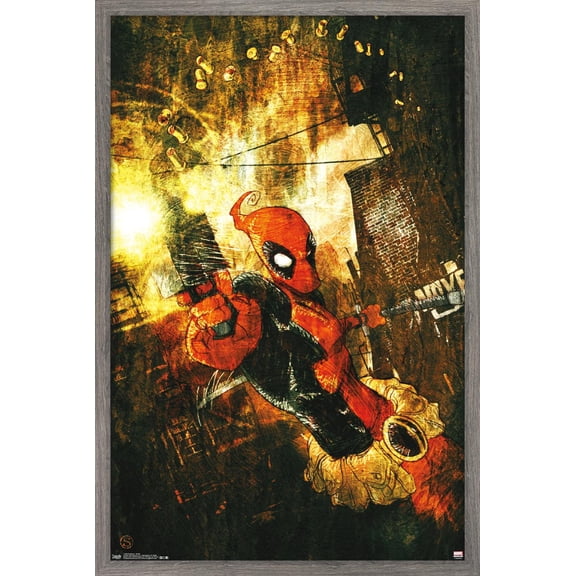 Marvel Comics - Deadpool - Shells Wall Poster, 22.375" x 34", Framed