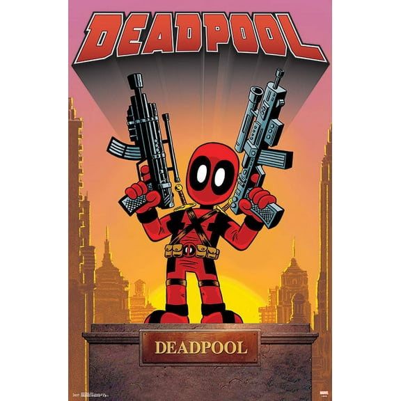 Marvel Comics - Deadpool - Statue Wall Poster, 22.375" x 34"