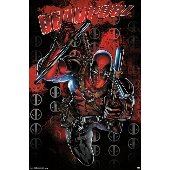 Marvel Comics - Deadpool Wall Poster, 22.375" x 34"
