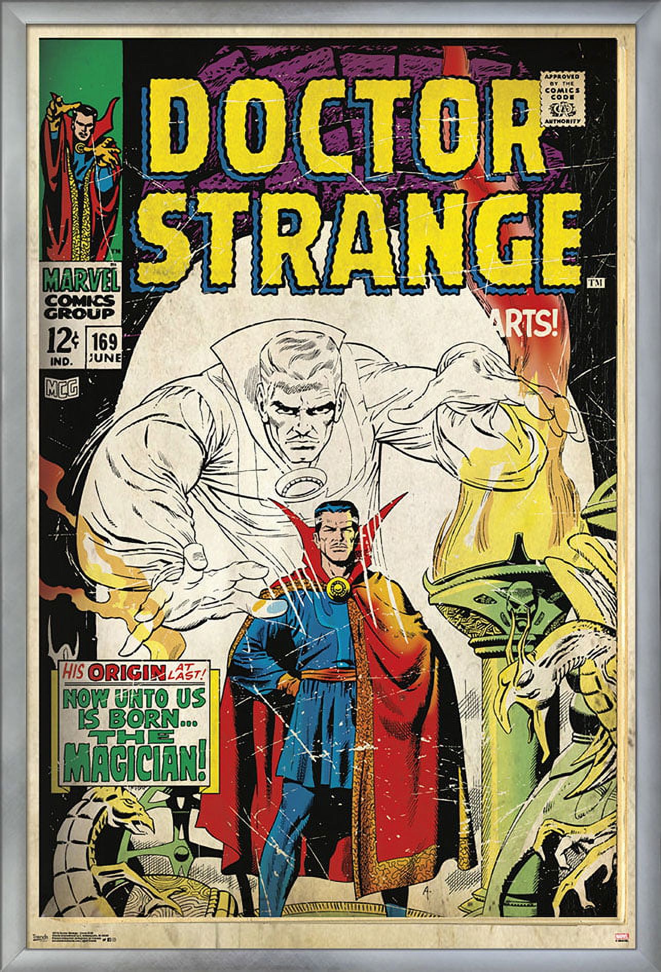 Marvel Comics - Doctor Strange - Cover #169 Wall Poster, 22.375" x 34", Framed