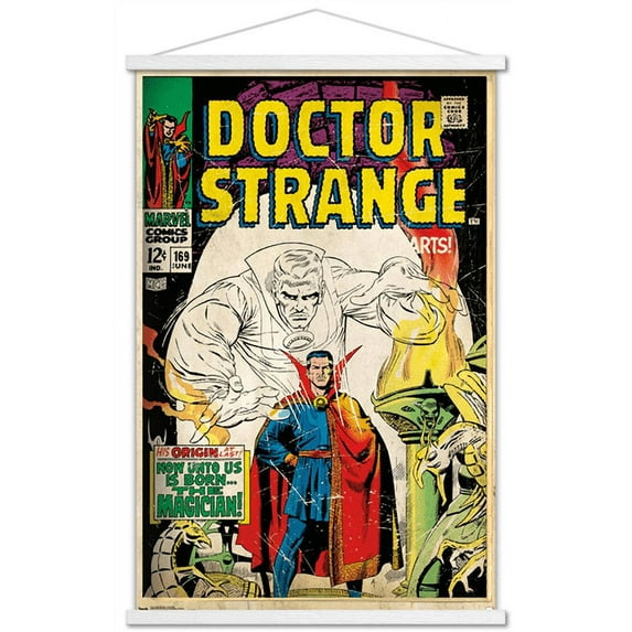 Marvel Comics - Doctor Strange - Cover #169 Wall Poster with Wooden Magnetic Frame, 22.375" x 34"