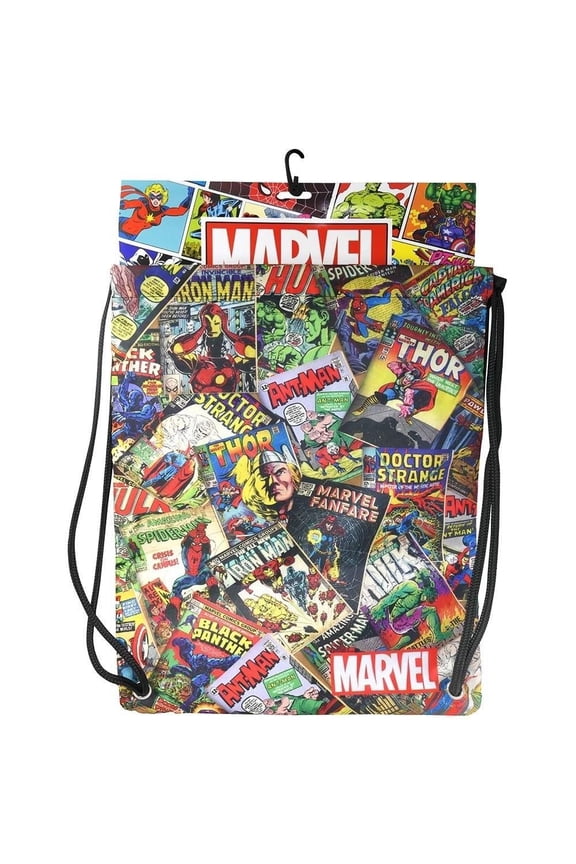 Comics Drawstring Tote Backpack